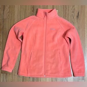 Columbia Three Rivers Fleece Jacket Women’s Large, Color Nectarine.